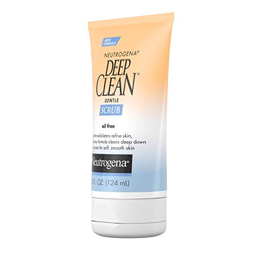 Neutrogena Deep Clean Gentle Daily Facial Scrub, Oil-Free Cleanser, 4.2 fl. Oz
