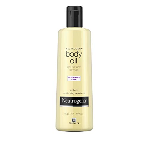 Neutrogena Fragrance-Free Lightweight Body Oil for Dry Skin, Sheer Moisturize...
