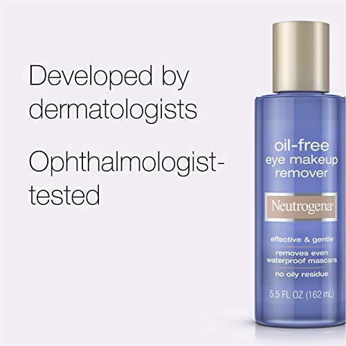 Neutrogena Gentle Oil-Free Eye Makeup Remover & Cleanser for Sensitive Eyes, ...