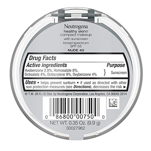Neutrogena Healthy Skin Compact Lightweight Cream Foundation Makeup with Vita...
