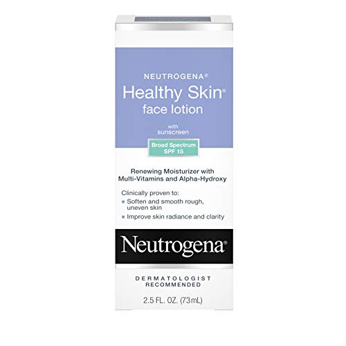 Neutrogena Healthy Skin Face Moisturizer Lotion with SPF 15 Sunscreen & Alpha...