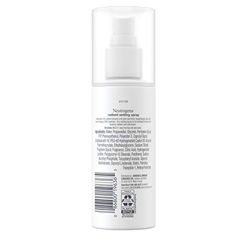 Neutrogena Healthy Skin Radiant Makeup Setting Spray, Long-Lasting, Formulate...
