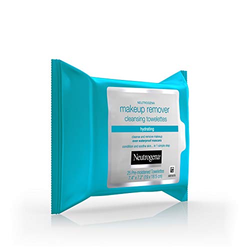 Neutrogena Hydrating Makeup Remover Face Wipes, Pre-Moistened Facial Cleansin...