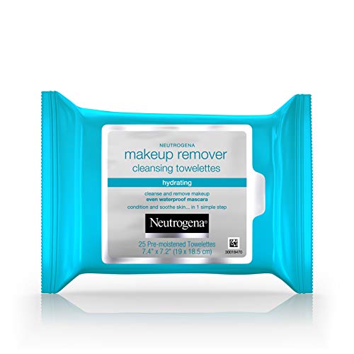 Neutrogena Hydrating Makeup Remover Face Wipes, Pre-Moistened Facial Cleansin...