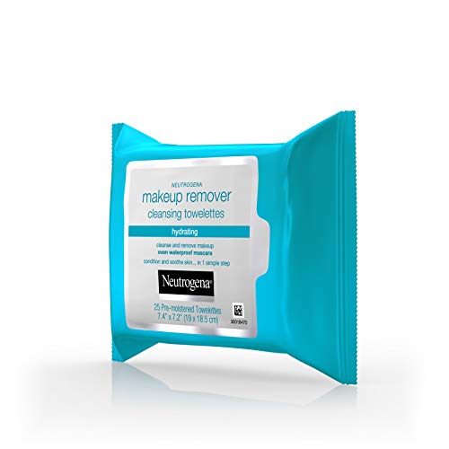 Neutrogena Hydrating Makeup Remover Face Wipes, Pre-Moistened Facial Cleansin...