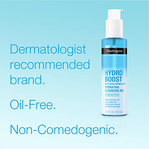 Neutrogena Hydro Boost Fragrance-Free Hydrating Facial Cleansing Gel with Hya...