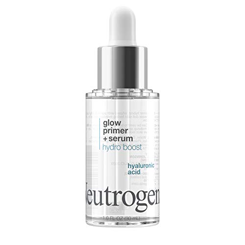 Neutrogena Hydro Boost Glow Booster Primer & Serum, Hydrating & Moisturizing ...