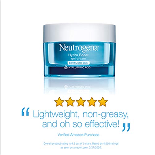 Neutrogena Hydro Boost Hyaluronic Acid Hydrating Face Moisturizer Gel-Cream t...