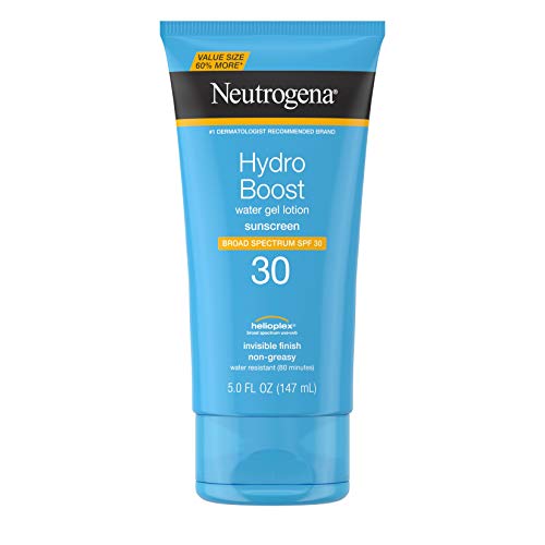 Neutrogena Hydro Boost Water Gel Non-Greasy Moisturizing Sunscreen Lotion wit...