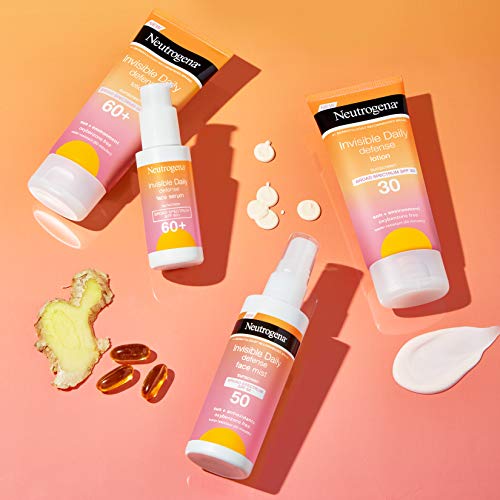 Neutrogena Invisible Daily Defense Face Serum with Broad Spectrum SPF 60+ to ...