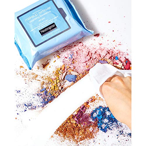 "Neutrogena Makeup Remover Cleansing Face Wipes, Daily Cleansing Facial Towel...
