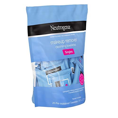 Neutrogena Makeup Remover Facial Cleansing Towelette Singles, Daily Face Wipe...