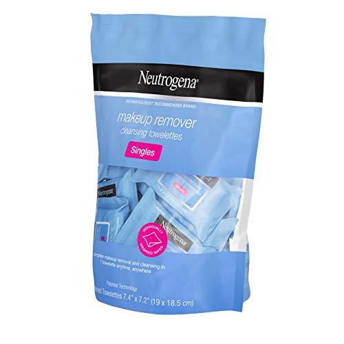 Neutrogena Makeup Remover Facial Cleansing Towelette Singles, Daily Face Wipe...