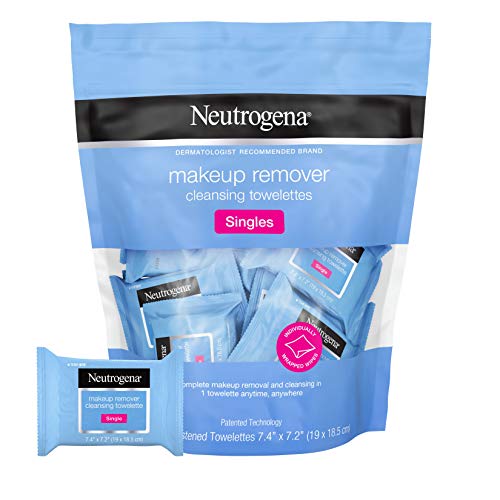 Neutrogena Makeup Remover Facial Cleansing Towelette Singles, Daily Face Wipe...