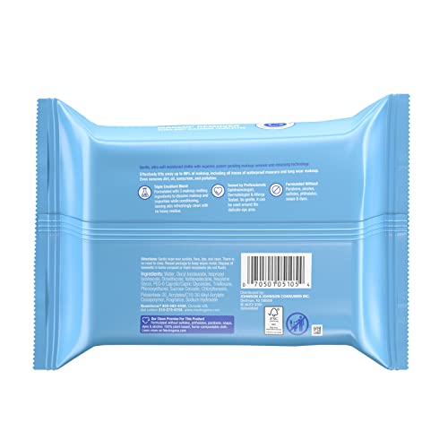 Neutrogena Makeup Remover Facial Cleansing Towelettes, Daily Face Wipes to Re...