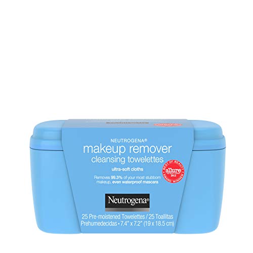 Neutrogena Makeup Remover Facial Cleansing Towelettes, Daily Face Wipes to Re...