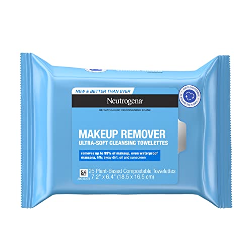 Neutrogena Makeup Remover Facial Cleansing Towelettes, Daily Face Wipes to Re...