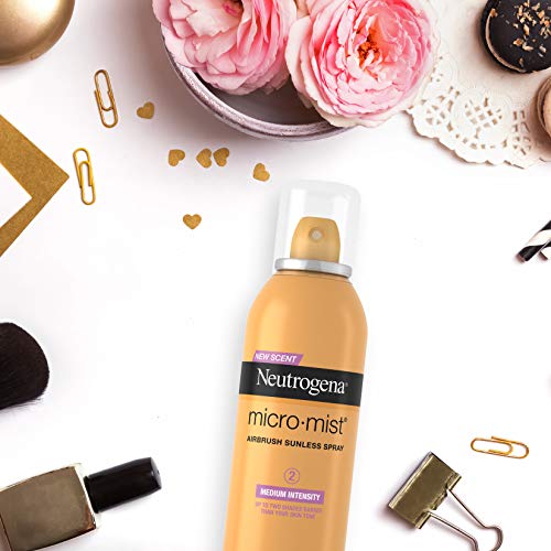 Neutrogena Micromist Airbrush Sunless Tanning Spray, Gradual Sunless Indoor T...