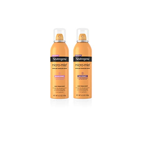 Neutrogena Micromist Airbrush Sunless Tanning Spray, Gradual Sunless Indoor T...