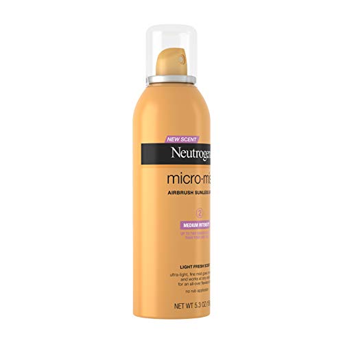 Neutrogena Micromist Airbrush Sunless Tanning Spray, Gradual Sunless Indoor T...