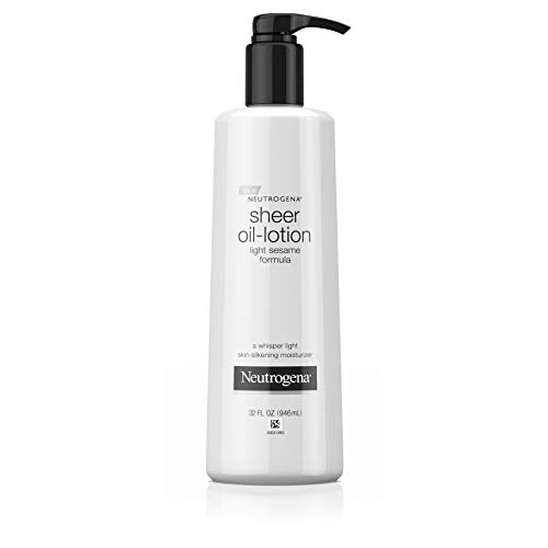 Neutrogena Moisturizing Sheer Body Oil-Lotion, Lightweight & Fast-Absorbing S...
