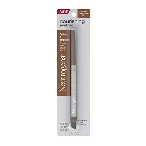 Neutrogena Nourishing Eyeliner Pencil, Built-in Sharpener for Precise Applica...