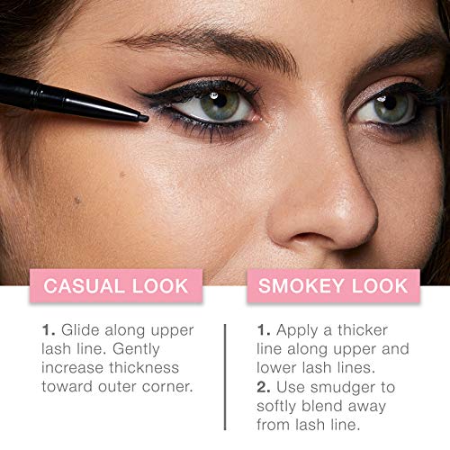 Neutrogena Nourishing Eyeliner Pencil, Built-in Sharpener for Precise Applica...