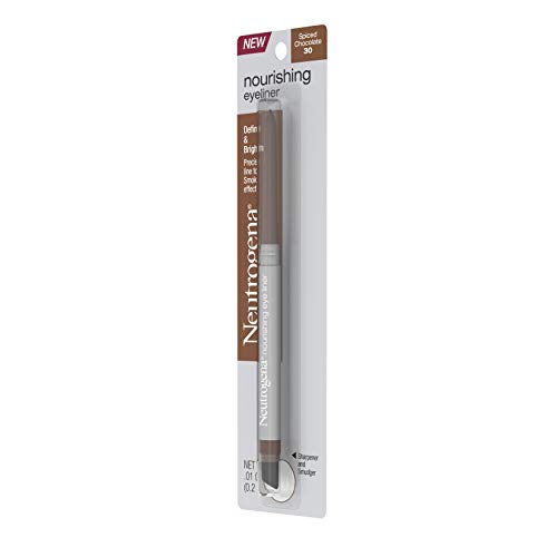 Neutrogena Nourishing Eyeliner Pencil, Built-in Sharpener for Precise Applica...