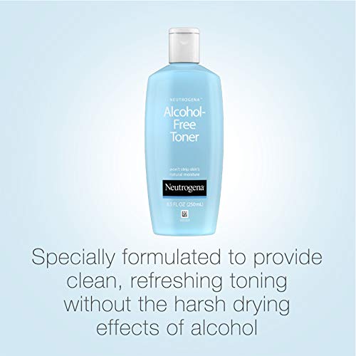 Neutrogena Oil- and Alcohol-Free Facial Toner, Hypoallergenic Skin-Purifying ...