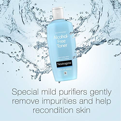 Neutrogena Oil- and Alcohol-Free Facial Toner, Hypoallergenic Skin-Purifying ...