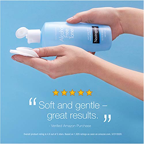 Neutrogena Oil- and Alcohol-Free Facial Toner, Hypoallergenic Skin-Purifying ...