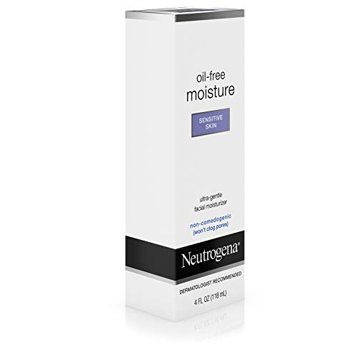 Neutrogena Oil-Free Daily Facial Moisturizer for Sensitive Skin, Ultra-Gentle...