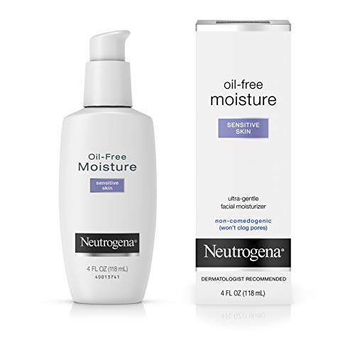 Neutrogena Oil-Free Daily Facial Moisturizer for Sensitive Skin, Ultra-Gentle...