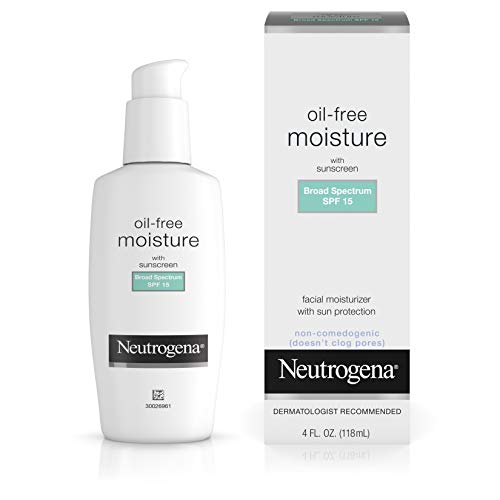 Neutrogena Oil Free Daily Long Lasting Facial Moisturizer & Neck Cream - Non ...