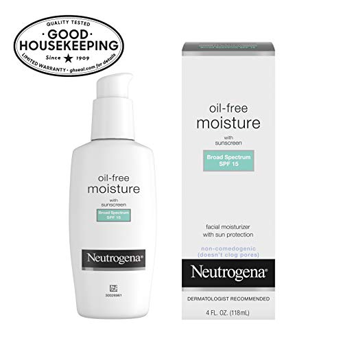 Neutrogena Oil Free Daily Long Lasting Facial Moisturizer & Neck Cream - Non ...