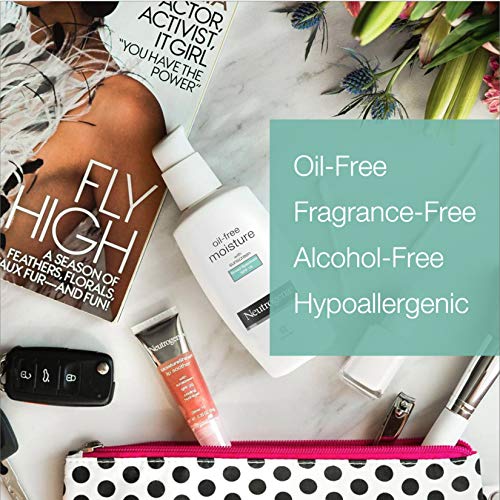 Neutrogena Oil Free Daily Long Lasting Facial Moisturizer & Neck Cream - Non ...