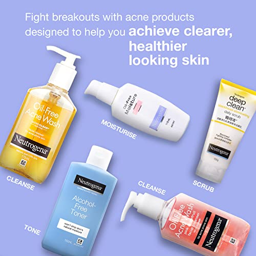 Neutrogena Oil Free Moisture Glycerin Face Moisturizer & Neck Cream Derived f...