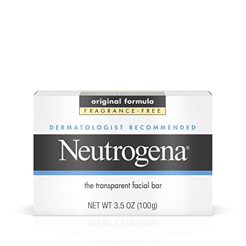 Neutrogena Original Fragrance-Free Facial Cleansing Bar with Glycerin, Pure &...