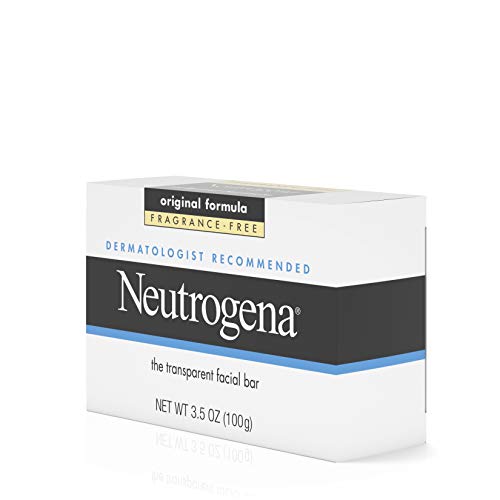 Neutrogena Original Fragrance-Free Facial Cleansing Bar with Glycerin, Pure &...