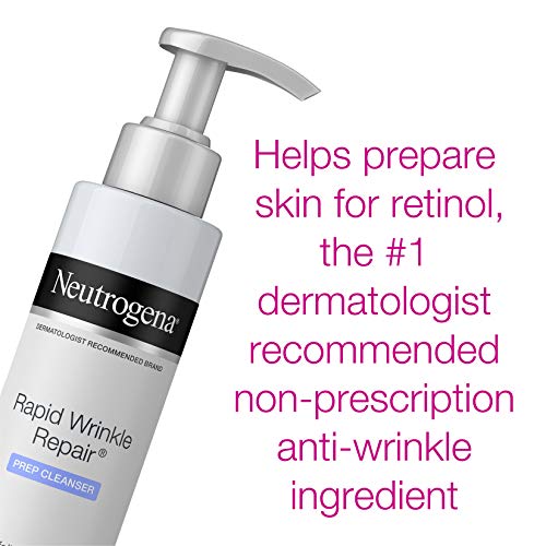 Neutrogena Rapid Wrinkle Repair Anti-Wrinkle Retinol Prep Facial Cream Cleans...