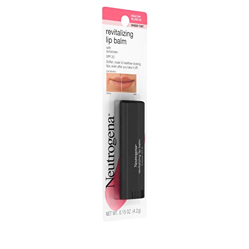 Neutrogena Revitalizing and Moisturizing Tinted Lip Balm with Sun Protective ...