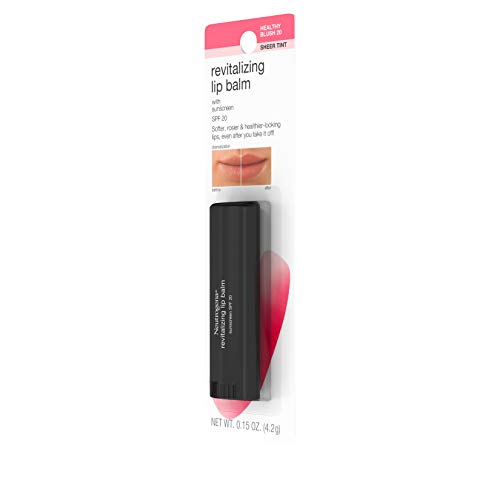 Neutrogena Revitalizing and Moisturizing Tinted Lip Balm with Sun Protective ...