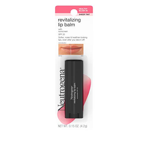 Neutrogena Revitalizing and Moisturizing Tinted Lip Balm with Sun Protective ...