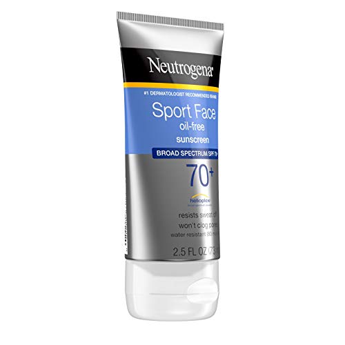 Neutrogena Sport Face Sunscreen SPF 70+ OilFree Facial Sunscreen Lotion with ...