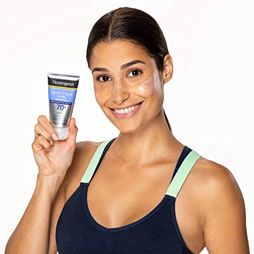 Neutrogena Sport Face Sunscreen SPF 70+ OilFree Facial Sunscreen Lotion with ...