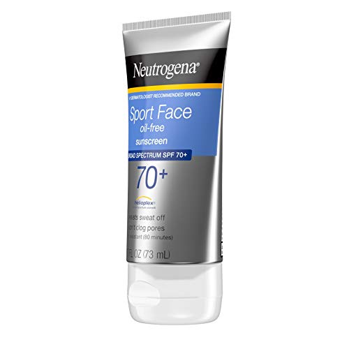 Neutrogena Sport Face Sunscreen SPF 70+ OilFree Facial Sunscreen Lotion with ...