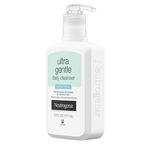 Neutrogena Ultra Gentle Daily Face Wash for Sensitive Skin, Oil-Free, Soap-Fr...