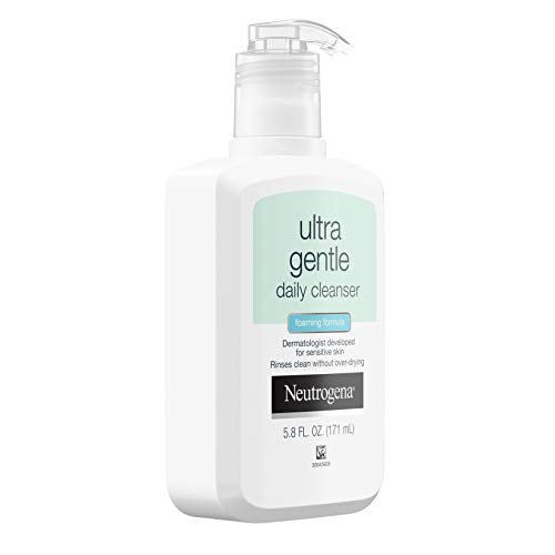 Neutrogena Ultra Gentle Daily Face Wash for Sensitive Skin, Oil-Free, Soap-Fr...