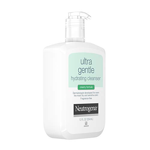 Neutrogena Ultra Gentle Hydrating Daily Facial Cleanser for Sensitive Skin, O...