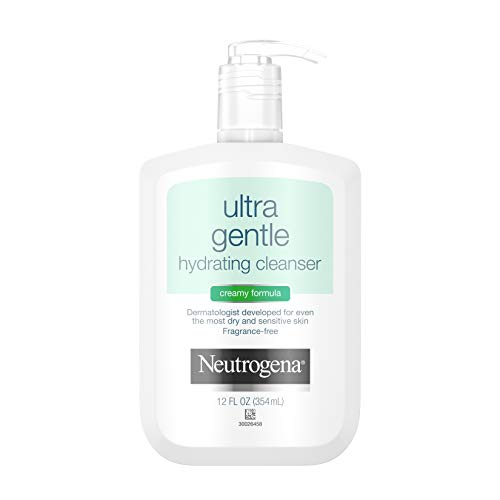 Neutrogena Ultra Gentle Hydrating Daily Facial Cleanser for Sensitive Skin, O...